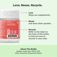 Thumbnail for OLLY Probiotic + Prebiotic Gummy, Digestive Support and Gut Health, 500 Million CFUs, Fiber, Adult Chewable Supplement for Men and Women, Peach, 60 Day Supply - 60 Count