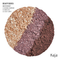 Thumbnail for Kaja Eye Bento Collection - Bouncy Eyeshadow Trio | 17 Mauve Bouquet | Mauve Berry Tone | Vegan, Cruelty free