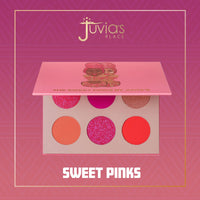 Thumbnail for Juvia's Place Palette The Sweet Pinks - Deep Fuchsia, Soft & Sweet Pink, Shades of 6, Pressed Pigments Palette, Professional Makeup, Pigmented Pan Palette, Makeup Palette for Color & Shine