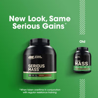 Thumbnail for Optimum Nutrition Serious Mass, Weight Gainer Protein Powder, Mass Gainer, Vitamin C and Zinc for Immune Support, Creatine, Chocolate, 6 Pound (Packaging May Vary)