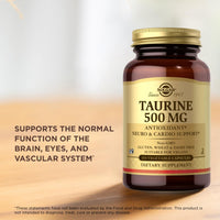 Thumbnail for Taurine 500mg Solgar 100 VCaps