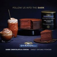 Thumbnail for Ghirardelli Sweet Ground Dark Chocolate & Cocoa Powder, 3 Pound Can (Pack of 1) with Ghirardelli Stamped Barista Spoon