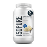 Thumbnail for Isopure Zero Carb 100% Pure Whey Isolate Protein Powder, Gluten Free, with Vitamins, Creamy Vanilla, 25g Protein Per Serving, 3 Lbs, 44 Servings (Packaging May Vary)