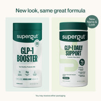 Thumbnail for Supergut GLP1 Daily Support - High Fiber GLP-1 Supplement Powder for Women & Men - Sugar-Free Drink Mix for Gut Health (20 Servings)