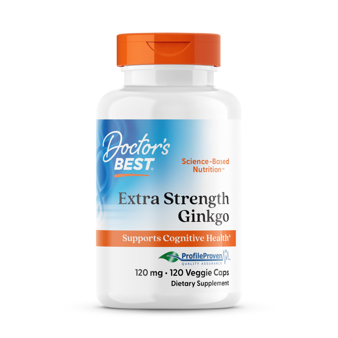 Doctor's Best Extra Strength Ginkgo, Non-GMO, Gluten Free, Vegan, Soy Free, Promotes Mental Function and Memory, 120 mg, 120 Count (Pack of 1)