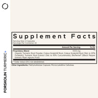 Thumbnail for Codeage Forskolin, Pure Forskolin Coleus + Organic Turmeric Root Powder, 95% Curcuminoids + Bioperine Black Pepper - 20% Standardized Coleus Forskohlii Supplement - Non-GMO - 90 Capsules