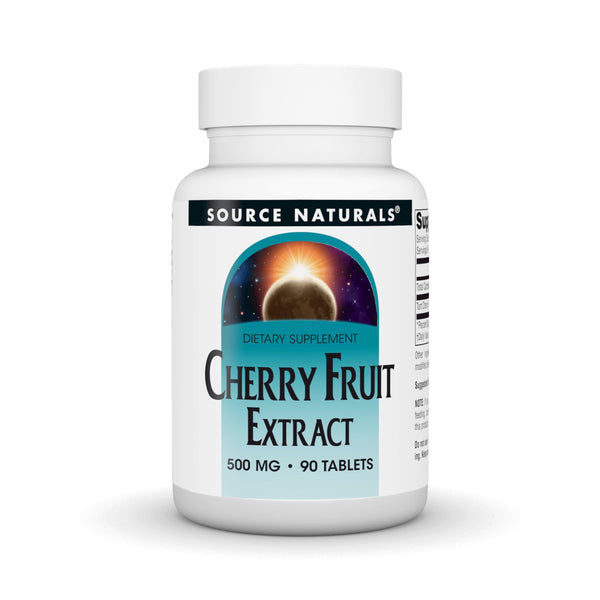 Source Naturals Cherry Fruit Extract, Dietary Supplement - 500mg - 90 Vegetarian Tablets