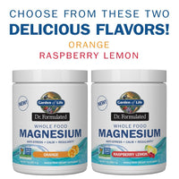 Thumbnail for Garden of Life Dr. Formulated Whole Food Magnesium 197.4g Powder Orange,40 Servings(Pack of 1), Non-GMO,Vegan,Gluten & Sugar Free Supplement with Probiotics - Best for Anti-Stress,Calm & Regularity