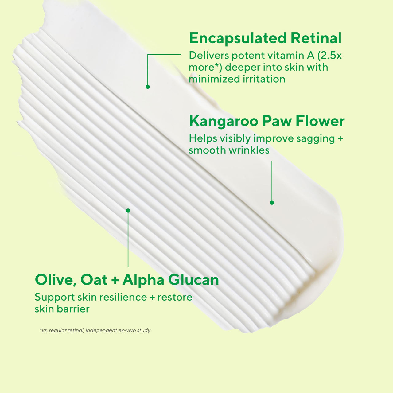 Murad Retinal ReSculpt Overnight Treatment - Advanced Face and Neck Serum with Encapsulated Retinal, Kangaroo Paw, Olive, & Oat Smooths Deep Wrinkles and Crepey Skin, & Lifts Sagging Skin - 1 Fl Oz