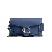 Thumbnail for Coach Polished Pebble Tabby Wristlet, Sky Blue