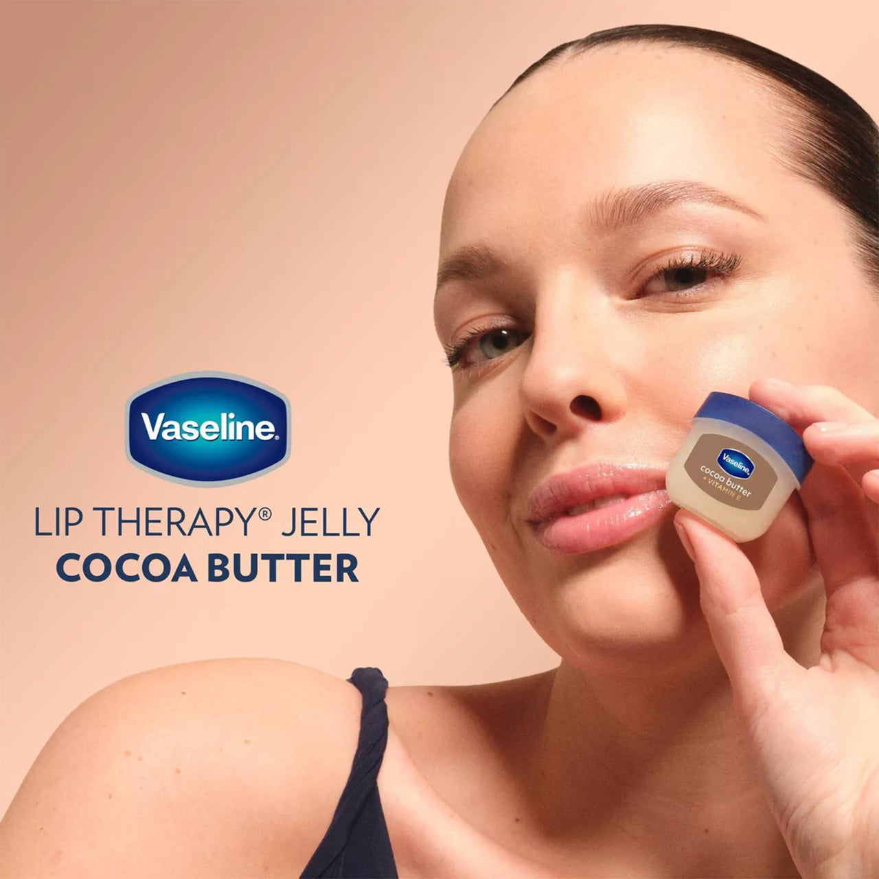 Vaseline Lip Therapy Cocoa Butter 8-Pack – Mini Lip Balms for Soft, Glowing Lips, 0.25 Oz Ea