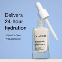 Thumbnail for Honest Beauty Hydrogel Deep Hydration Hyaluronic Acid Serum, Moisturizes Plumps, Hypoallergenic, Fragrance-Free, Vegan, Gentle for Sensitive Skin, 1 fl oz
