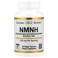 Thumbnail for California Gold Nutrition NMNH, 250 mg, 60 Veggie Capsules