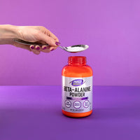 Thumbnail for NOW Foods Sports Nutrition, Beta-Alanine Pure Powder 2,000 mg, Muscular Endurance*, 500 Grams