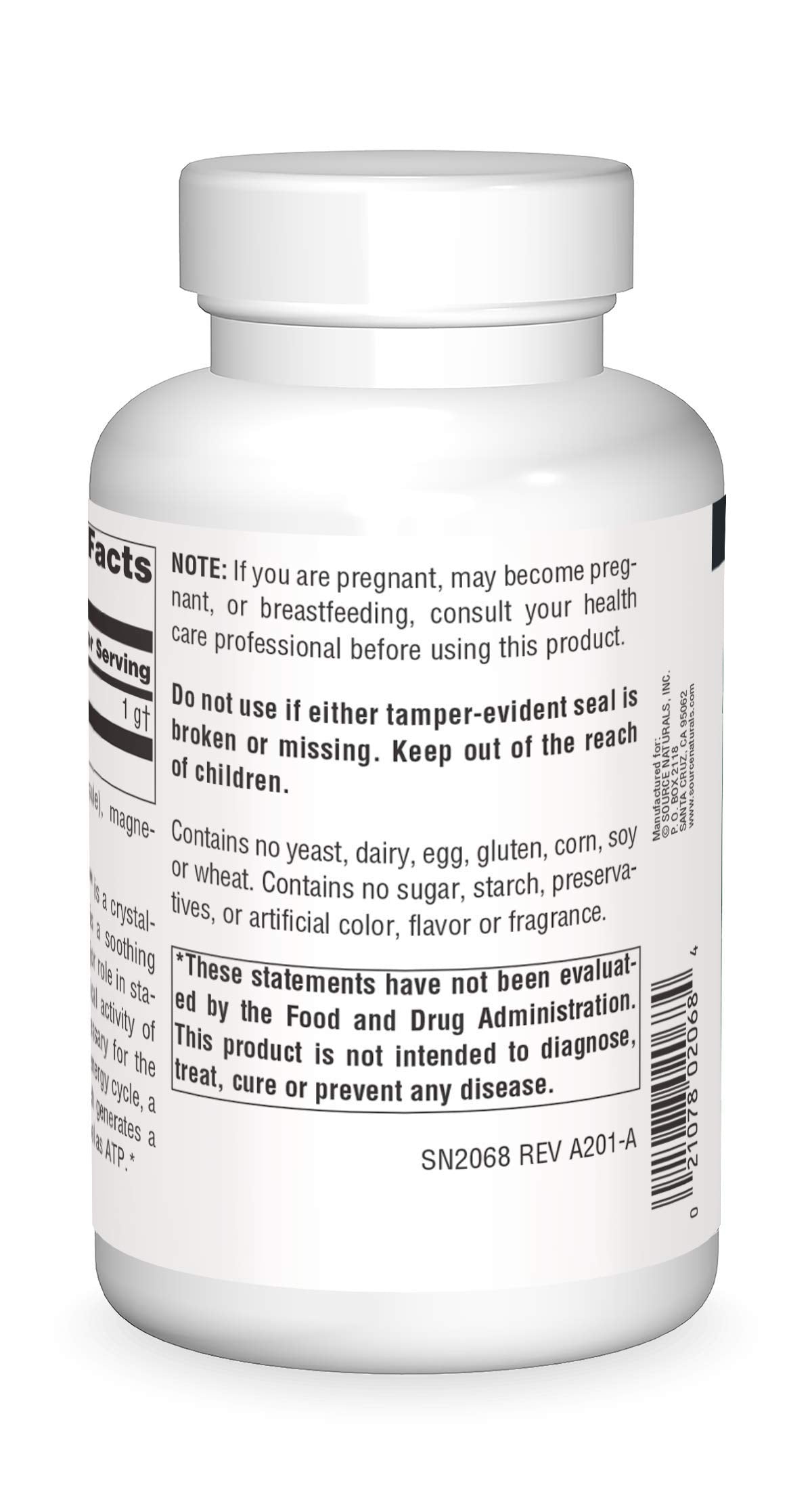 Source Naturals Taurine, Soothing Neurotransmitter*, 1000mg - 120 Capsules