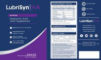 Thumbnail for Lubrisyn Hyaluronic Acid Oral Joint Supplement â€“ Liquid HA Formula for Humans â€“ Promotes Joint Support, Mobility, Flexibility, Hydration & Healthy Function for Men & Women â€“ Grape Flavor 11.5oz
