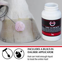 Thumbnail for SBS Equine Treatment Against Hoof Illness in Horses | Built-in Dauber Applicator | Treat Entire Hoof (7.5 Fluid Oz)