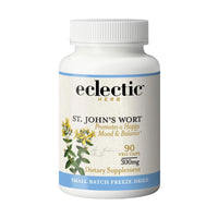 Thumbnail for Eclectic Herb - St. John's Wort Capsules | Nervous System & Immune Support | Promotes a Positive Mood | Vegan, Non-GMO, Gluten Free, Freeze-Dried (90 CT | 300 mg)