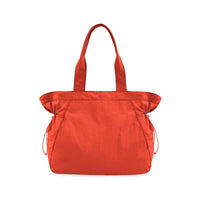 Thumbnail for ODODOS 18L Side-Cinch Shopper Bags Lightweight Shoulder Bag Tote Handbag for Shopping Workout Beach Travel, Spicy Orange