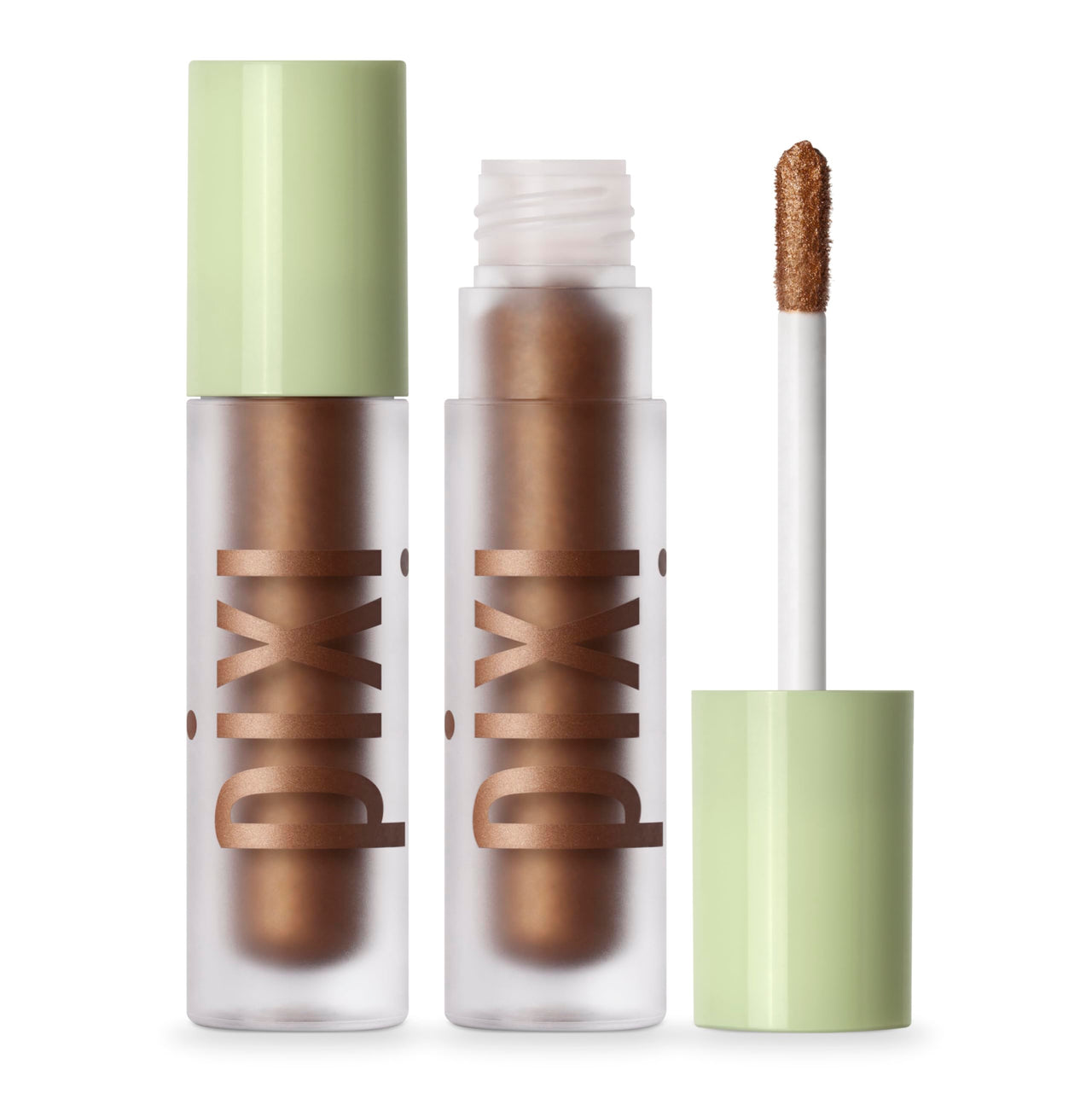 Pixi EyeLift Max Liquid EyeShadow | Long-Wearing, Crease-Free Color | Luminous & Soft-Focus Finish | With Avocado, Rosehip & Mango Seeds Extracts | Mocha | 0.12 oz/3.4 g