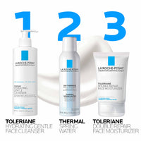 Thumbnail for La Roche-Posay Toleriane Double Repair Face Moisturizer, Daily Moisturizer Face Cream with Ceramide and Niacinamide for All Skin Types, Oil Free, Fragrance Free