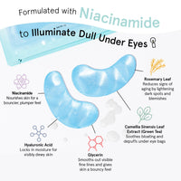 Thumbnail for grace & stella Award Winning Under Eye Mask (Blue, 24 Pairs) Reduce Dark Circles, Puffy Eyes, Undereye Bags, Wrinkles, Gel Under Eye Patches, Birthday Gifts for Women - Vegan Cruelty-Free Self Care