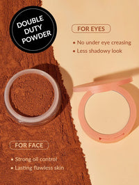 Thumbnail for SHEGLAM Insta-Ready Face Powder Loose Under Eye Setting Powder - Cocoa Loco