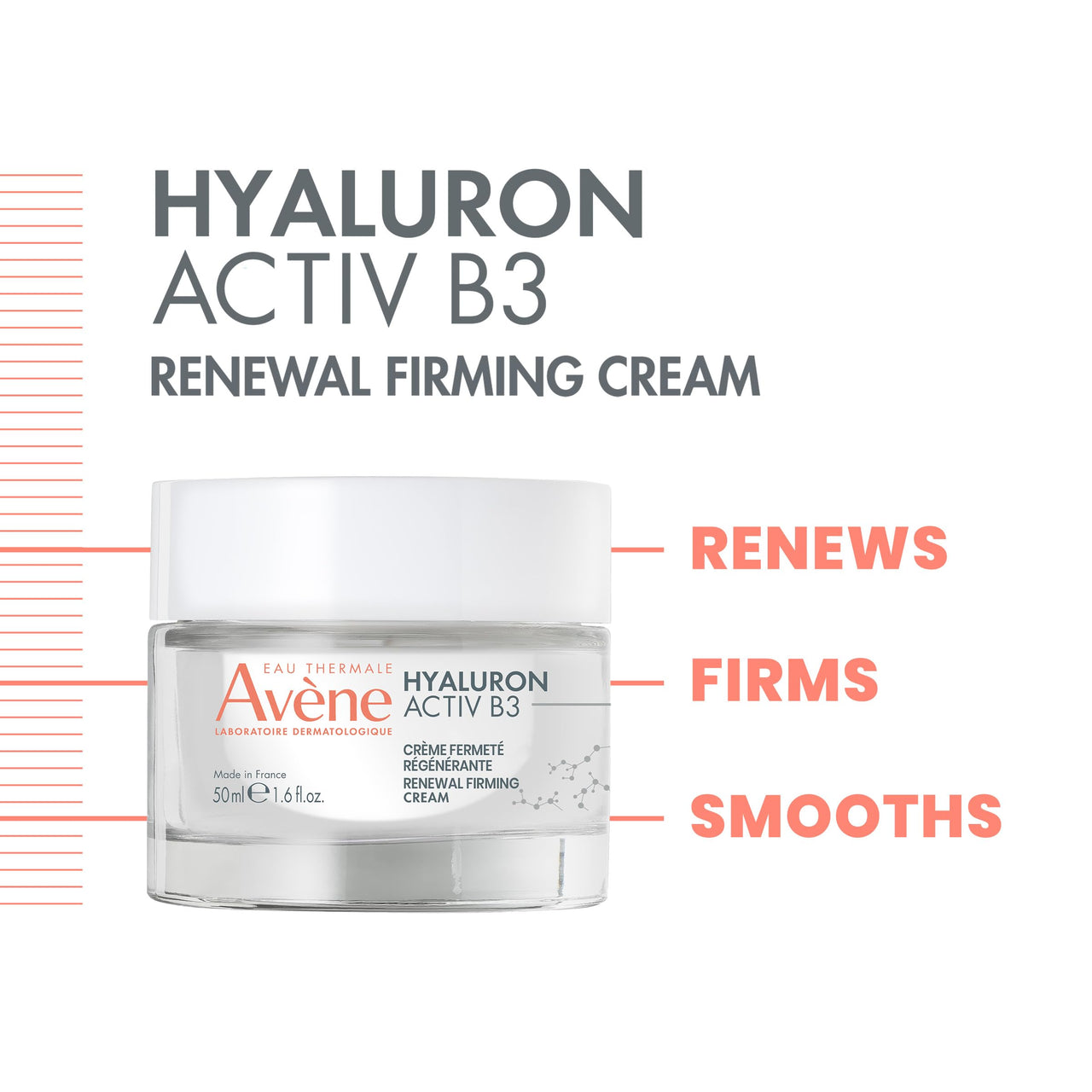Avène Hyaluron Activ B3 Renewal Firming Cream 1.6 Fl Oz