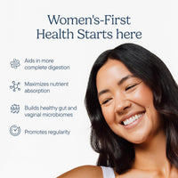 Thumbnail for Zenwise Health 3-in-1 Womens Probiotic Supplement for Digestive, Gut Flora & Vaginal Health - Daily Probiotics & Prebiotics for Women with Digestive Enzymes Supports Bloating & Gas Relief - 60 Count