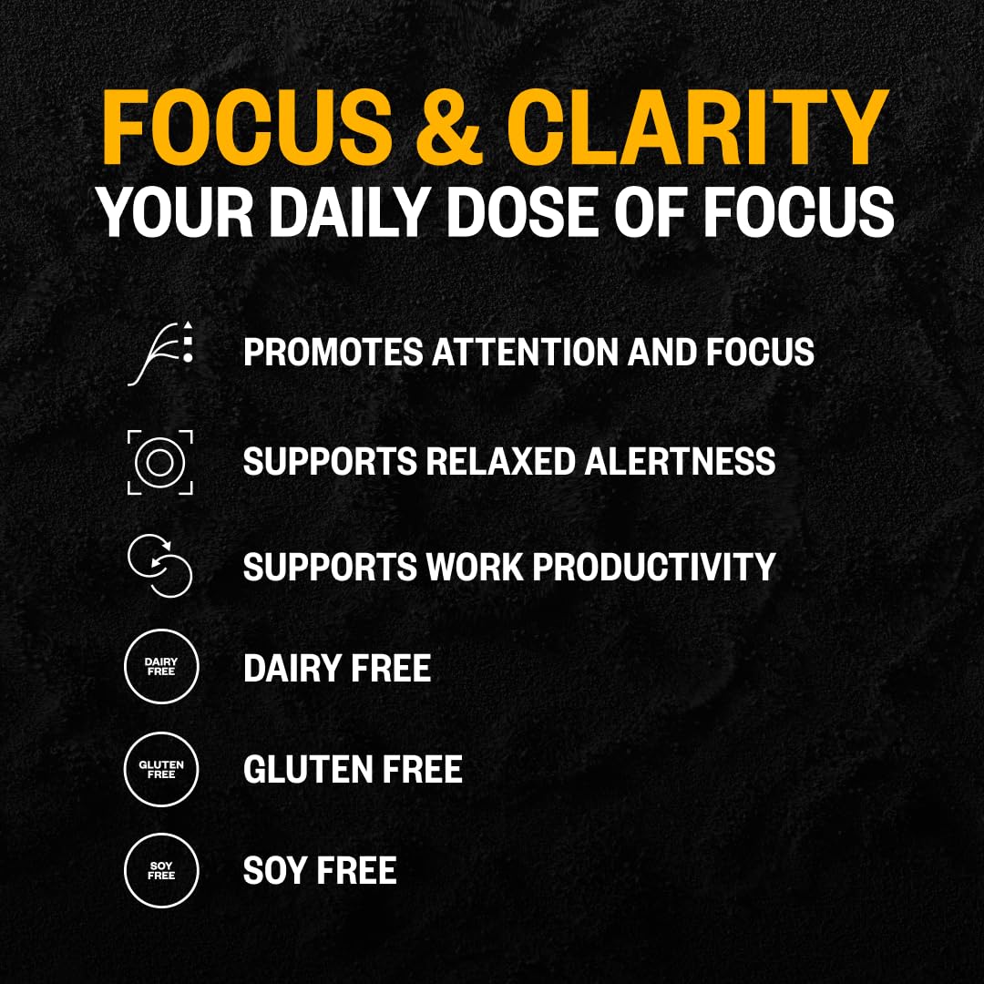 ONNIT Alpha Brain Black Label Capsules, IGEN Non-GMO Tested Citicoline Brain Supplement for Concentration and Memory, Lion’s Mane, Lutemax Lutein, L Theanine and Mucuna Pruriens, 80 Count