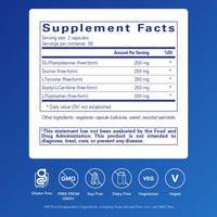 Thumbnail for Pure Encapsulations Cognitive Aminos | Hypoallergenic Supplement for Cognitive Function Support* | 120 Capsules