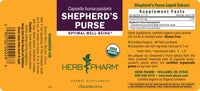 Thumbnail for Herb Pharm Certified Organic Shepherd's Purse Liquid Extract - 4 Ounce