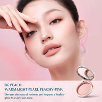 Thumbnail for FLORASIS Flawless Jade Breathable Pressed Powder (Ode to Embroidery) (06 Peach, 1 Count)