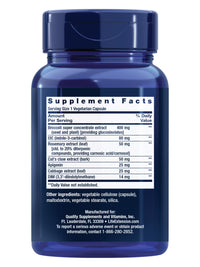 Thumbnail for Life Extension Cruciferous Vegetable Extract Blend, Broccoli Extract, I3C, Helps Maintain DNA Health & Already Healthy Hormone Levels, Gluten Free, Non-GMO, Vegetarian, 60 Capsules
