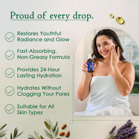 Thumbnail for Ancient Greek Remedy Body Oil - Organic After Shower Face Oil & Body Moisturizer for Dry Skin - Almond, Jojoba, Olive, Lavender, Vitamin E Oils - Natural Clean Facial Skincare for Women & Men 4 oz