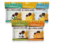 Thumbnail for Apihaus Honey and Propolis Lozenges with Eucalyptus, Freshens Breath - Soothes a Throat- Immune Support with Vitamin C, Vitamin D and Zinc, 20 Count