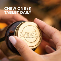 Thumbnail for Solgar Vitamin D3 (Cholecalciferol) 25 mcg (1000 IU), Natural Strawberry Banana Swirl - 100 Chewable Tablets - Non-GMO, Kosher - 100 Servings