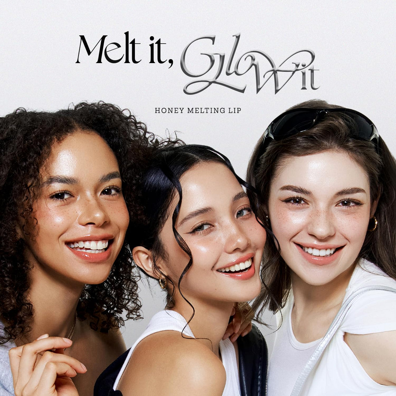 Nature Republic HONEY MELTING LIP PLUMPING (12 GRAY) SOFT LIP STICK Moody Plump Hydrating Gloss, Moisturizing balms, Volumizing formula,Nude & Sheer tint, Glowy Finish, korean make up