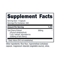 Thumbnail for Nutricost Tart Cherry Extract 240 Vegetarian Capsules for 240 Servings per Bottle - Gluten Free, Non-GMO