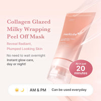 Thumbnail for medicube Collagen Glazed Milky Glow Daytime Wrapping Mask | Quick & Easy-to-Peel Mask for Radiance, Hydration & Smooth Texture | Glutathione, Niacinamide, 130Da Collagen for Plumped, Glass Glow Skin