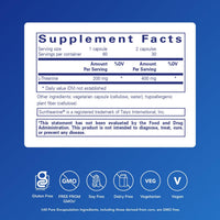 Thumbnail for Pure Encapsulations L-Theanine - Amino Acid Supplement to Support Relaxation, Stress & Nervous System* - 60 Capsules