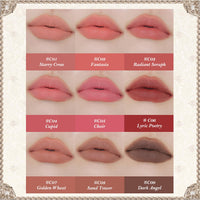 Thumbnail for Flower Knows Little Angel Matte Lipstick,Super Soft & Ultra Silky Lip Mud Stick,Long Lasting & Moisturizing Vegan Lip Makeup for Girls&Women,Velvety Nude Peachy Finish(C02 Fantasia)