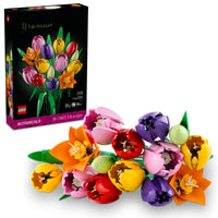 Thumbnail for LEGO Botanicals Tulip Bouquet Building Set for Adults - Gift for Birthdays - Bedroom, Book Shelf & Office Decor for Women & Men, Ages 18+ - Artificial Flowers Crafting Kit - 11501