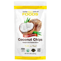 Thumbnail for California Gold Nutrition Foods, Toasted Coconut Chips, Refined Sugar, 2.96 oz (84 g)