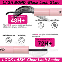 Thumbnail for Fowendia Lash Clusters Kit Fluff 80D 100D Individual Lashes D Curl Cluster Eyelash Extensions 10-18mm DIY Lash Extension Kit Lash Bond and Seal Waterproof, Lash Applicator, Thick False Eyelashes Kit