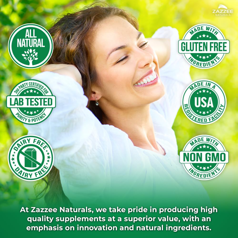 Zazzee High Potency CLA 3600, 180 Softgels, 3600 mg per Serving, Conjugated Linoleic Acid from Safflower Oil, Concentrated and Standardized, 60 Day Supply, Non-GMO and Made in The USA
