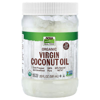 Thumbnail for NOW Foods Organic Virgin Coconut Oil, 20 oz
