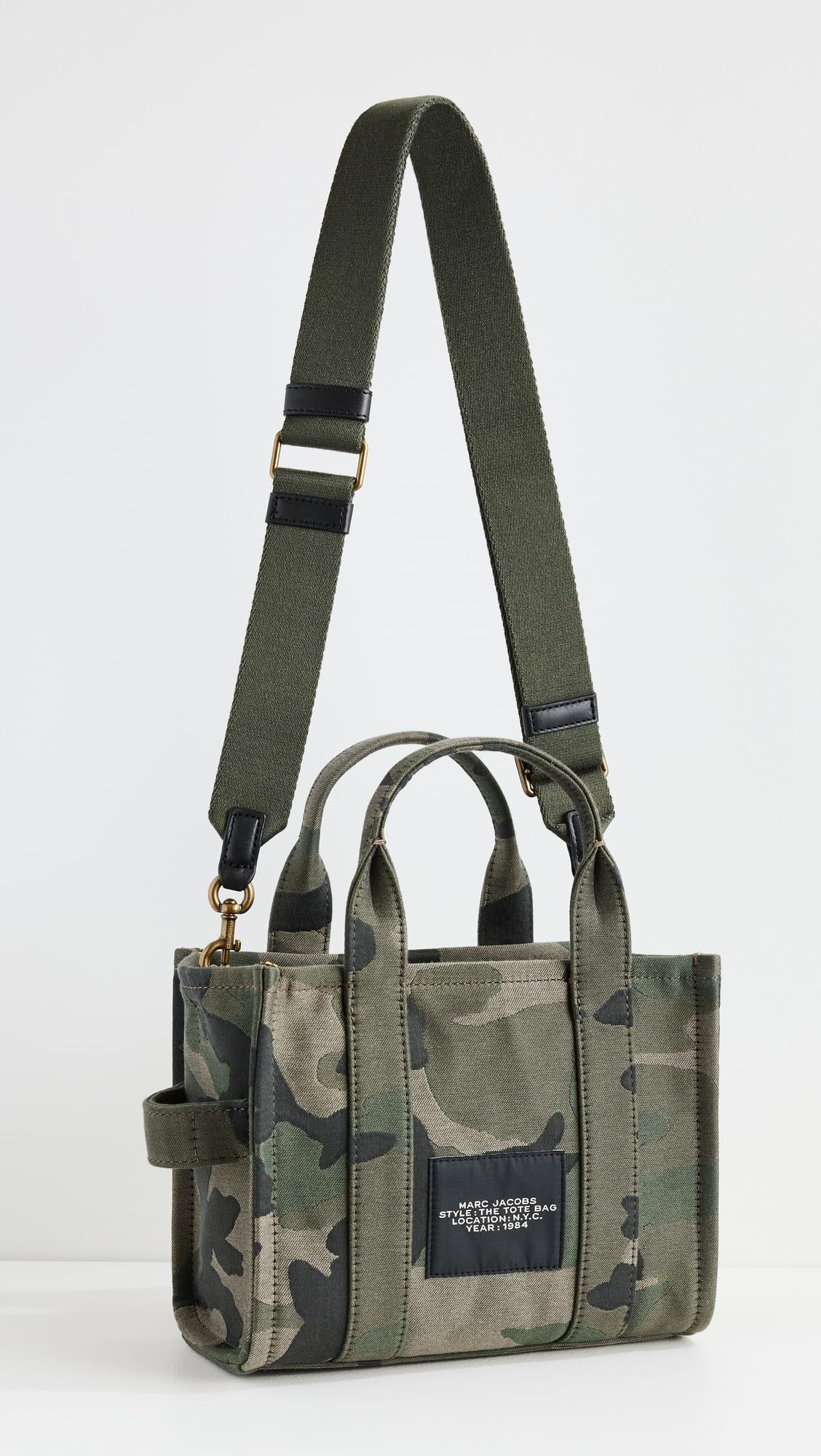 Marc Jacobs Women's The Camo Jacquard Small Tote Bag, Camo Multi, One Size