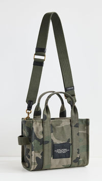 Thumbnail for Marc Jacobs Women's The Camo Jacquard Small Tote Bag, Camo Multi, One Size