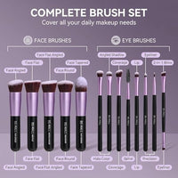 Thumbnail for Image 7 of BS-MALL Makeup Brushes 14 Pcs Brush Set